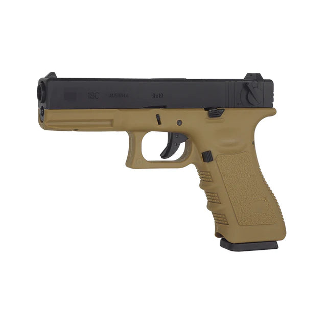 E&C G18C Gen.3 ガスブローバック エアソフトピストル (EC-1103) - ダークアース-AIRSOFT GOGO エアガン・サバゲー用品通販