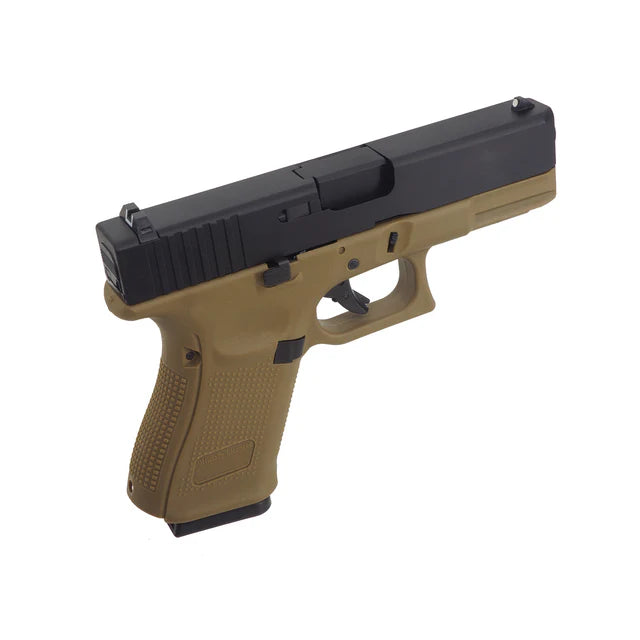 E&C G19 Gen.5 ガスブローバックピストル エアソフトガン 2トーン (EC-1303-DE1)-AIRSOFT GOGO エアガン・サバゲー用品通販