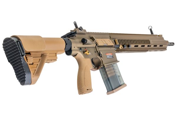 E&C G28 エアソフト電動ライフル（EC204 QC 2.0(機械の)メカボックス搭載） - タン-AIRSOFT GOGO エアガン・サバゲー用品通販