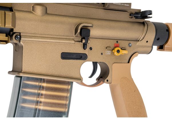 E&C G28 エアソフト電動ライフル（EC204 QC 2.0(機械の)メカボックス搭載） - タン-AIRSOFT GOGO エアガン・サバゲー用品通販