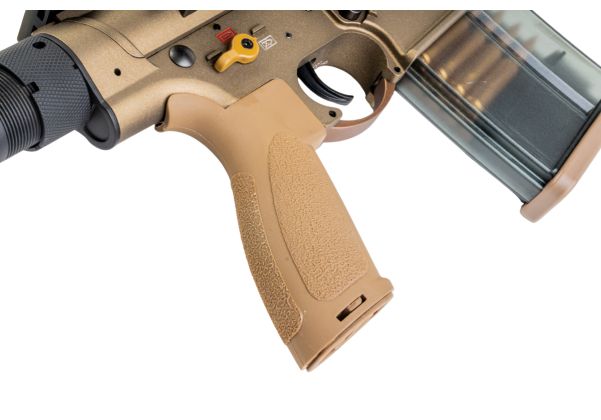 E&C G28 エアソフト電動ライフル（EC204 QC 2.0(機械の)メカボックス搭載） - タン-AIRSOFT GOGO エアガン・サバゲー用品通販