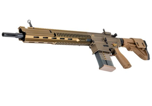 E&C G28 エアソフト電動ライフル（EC204 QC 2.0(機械の)メカボックス搭載） - タン-AIRSOFT GOGO エアガン・サバゲー用品通販