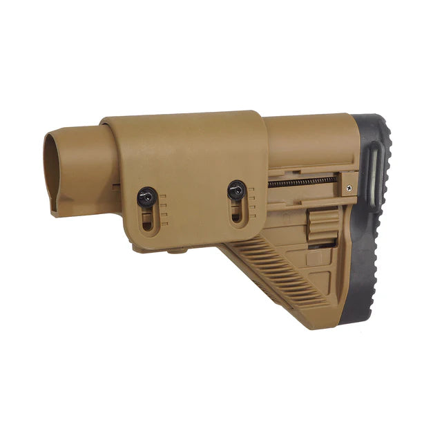 E&C G28 スタイル リトラクタブル ストック (G28 AEG エアソフトガン用、EC-MP219) - ダークアース-AIRSOFT GOGO エアガン・サバゲー用品通販