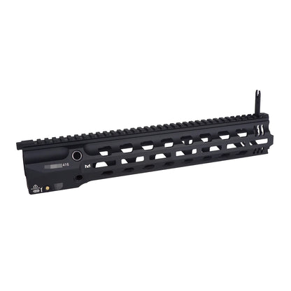 E&C GRIDLOKレイル 14.5インチ フルデューティ M-Lokハンドガード 416用 (EC-MP1013-3A) - ブラック-AIRSOFT GOGO エアガン・サバゲー用品通販