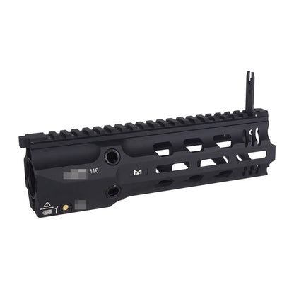 E&C GRIDLOKレイル 9インチ フルデューティ M-Lokハンドガード 416用 (EC-MP1013-1A) - ブラック-AIRSOFT GOGO エアガン・サバゲー用品通販
