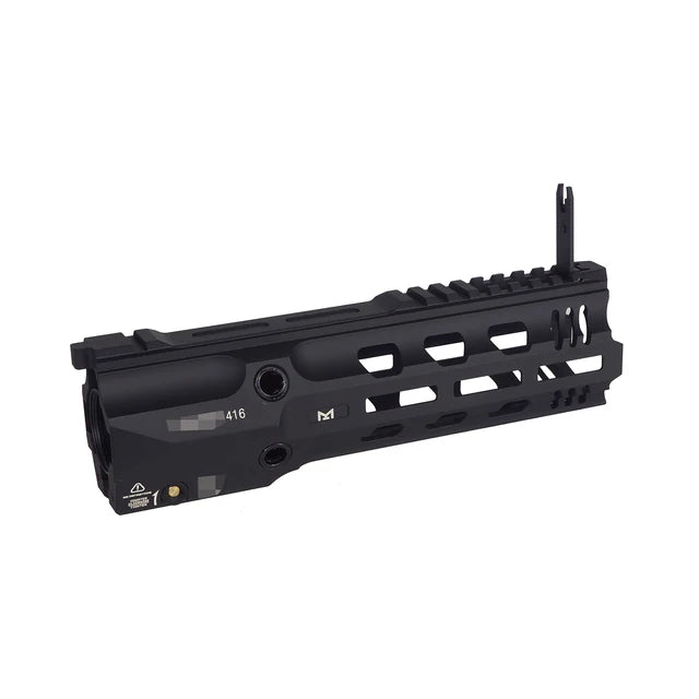E&C GRIDLOKレイル 9インチ ライトスピード M-Lokハンドガード 416用 (EC-MP1013-1B) - ブラック-AIRSOFT GOGO エアガン・サバゲー用品通販