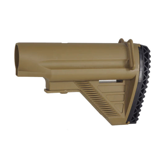 E&C HK417 E2スタイル リトラクタブルストック HK417 AEGエアソフトガン用 (EC-MP419-B) - ダークアース-AIRSOFT GOGO エアガン・サバゲー用品通販