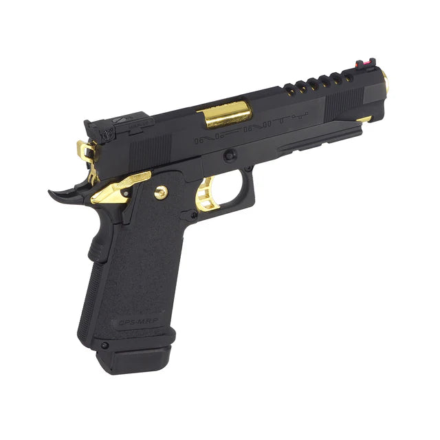 E&C インフィニティ ハイキャパ 5.1 金(きん) GBB ピストル (EC-2104-G)-AIRSOFT GOGO エアガン・サバゲー用品通販