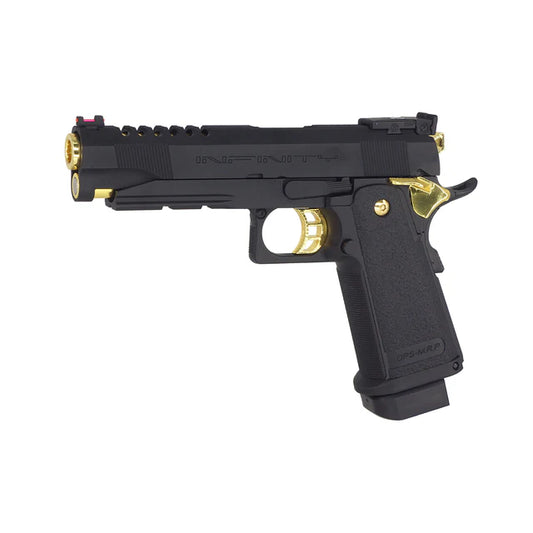 E&C インフィニティ ハイキャパ 5.1 金(きん) GBB ピストル (EC-2104-G)-AIRSOFT GOGO エアガン・サバゲー用品通販