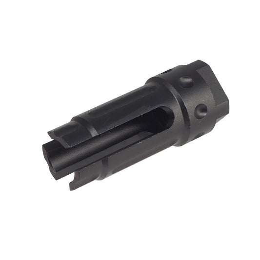 E&C KAC 556 QDCスタイル フラッシュハイダー 14mm用 (EC-MP133) - ブラック-AIRSOFT GOGO エアガン・サバゲー用品通販