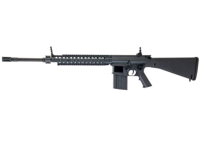 E&C KAC SR25 M110 DMR エアソフト電動ライフル（EC910 QC 2.0(機械の)メカボックス搭載） - ブラック-AIRSOFT GOGO エアガン・サバゲー用品通販