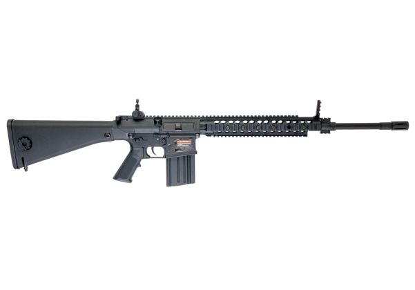 E&C KAC SR25 M110 DMR エアソフト電動ライフル（EC910 QC 2.0(機械の)メカボックス搭載） - ブラック-AIRSOFT GOGO エアガン・サバゲー用品通販