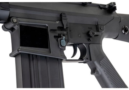 E&C KAC SR25 M110 DMR エアソフト電動ライフル（EC910 QC 2.0(機械の)メカボックス搭載） - ブラック-AIRSOFT GOGO エアガン・サバゲー用品通販