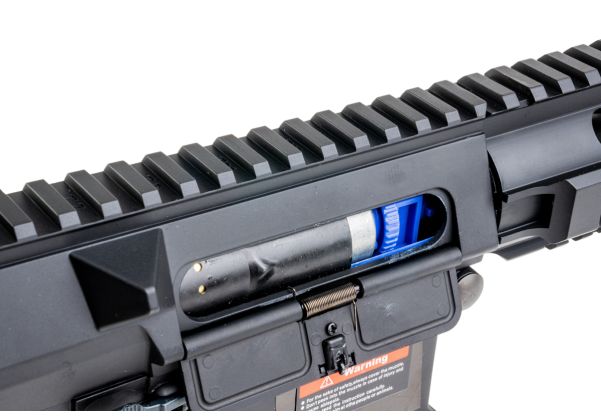 E&C KAC SR25 M110 DMR エアソフト電動ライフル（EC910 QC 2.0(機械の)メカボックス搭載） - ブラック-AIRSOFT GOGO エアガン・サバゲー用品通販