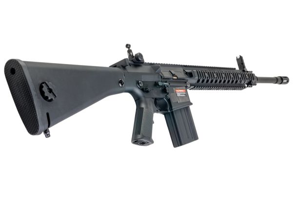 E&C KAC SR25 M110 エアソフト電動ライフル（EC901 QC 2.0(機械の)メカボックス搭載） - ブラック-AIRSOFT GOGO エアガン・サバゲー用品通販