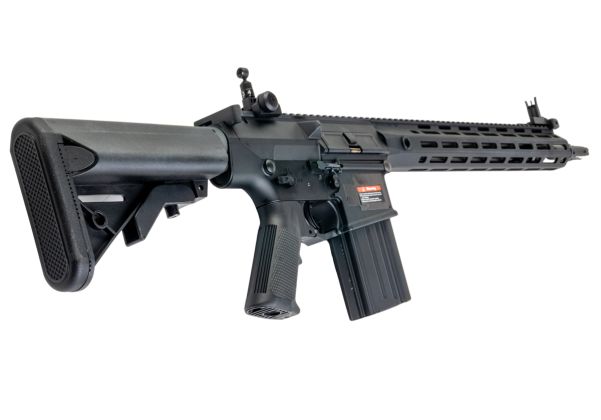 E&C KAC SR25 M110K2 エアソフト電動ライフル（EC903 QC 2.0(機械の)メカボックス搭載） - ブラック-AIRSOFT GOGO エアガン・サバゲー用品通販