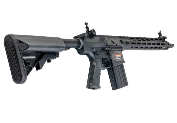 E&C KAC SR25 M110K2 エアソフト電動ライフル（EC903 QC 2.0(機械の)メカボックス搭載） - ブラック-AIRSOFT GOGO エアガン・サバゲー用品通販