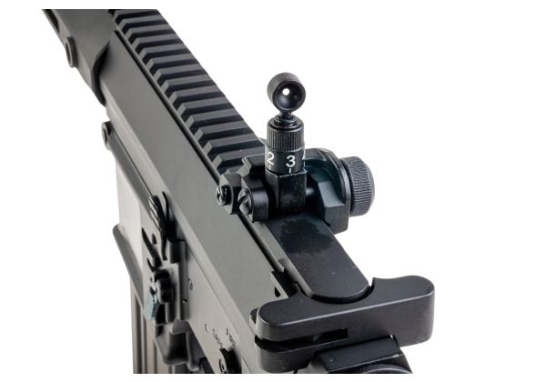 E&C KAC SR25 M110K2 エアソフト電動ライフル（EC903 QC 2.0(機械の)メカボックス搭載） - ブラック-AIRSOFT GOGO エアガン・サバゲー用品通販
