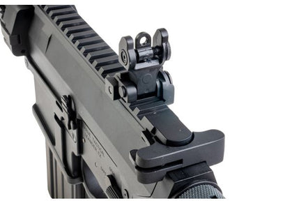 E&C LaRue SR25 OBR DMR エアソフト電動ライフル（EC909 QC 2.0(機械の)メカボックス搭載） - ブラック-AIRSOFT GOGO エアガン・サバゲー用品通販
