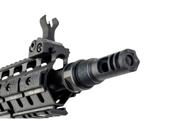 E&C LaRue SR25 OBR DMR エアソフト電動ライフル（EC909 QC 2.0(機械の)メカボックス搭載） - ブラック-AIRSOFT GOGO エアガン・サバゲー用品通販