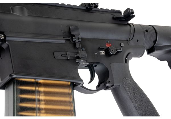E&C M110A1 エアソフト電動ライフル（EC203 QC 2.0(機械の)メカボックス搭載） - ブラック-AIRSOFT GOGO エアガン・サバゲー用品通販