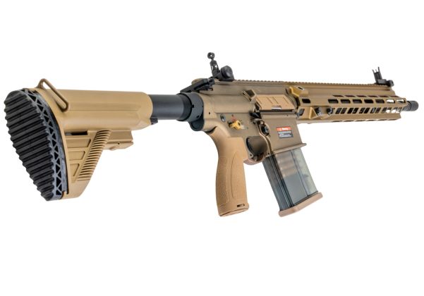 E&C M110A1 エアソフト電動ライフル（EC203 QC 2.0(機械の)メカボックス搭載） - タン-AIRSOFT GOGO エアガン・サバゲー用品通販