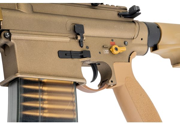 E&C M110A1 エアソフト電動ライフル（EC203 QC 2.0(機械の)メカボックス搭載） - タン-AIRSOFT GOGO エアガン・サバゲー用品通販