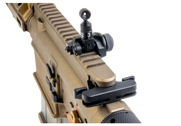 E&C M110A1 エアソフト電動ライフル（EC203 QC 2.0(機械の)メカボックス搭載） - タン-AIRSOFT GOGO エアガン・サバゲー用品通販