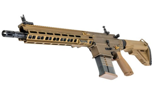 E&C M110A1 エアソフト電動ライフル（EC203 QC 2.0(機械の)メカボックス搭載） - タン-AIRSOFT GOGO エアガン・サバゲー用品通販