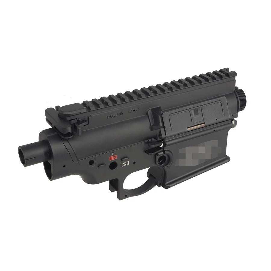 E&C M110A1 SDMRスタイル メタルレシーバー HK417 AEG用 (EC-MP318) - ブラック-AIRSOFT GOGO エアガン・サバゲー用品通販