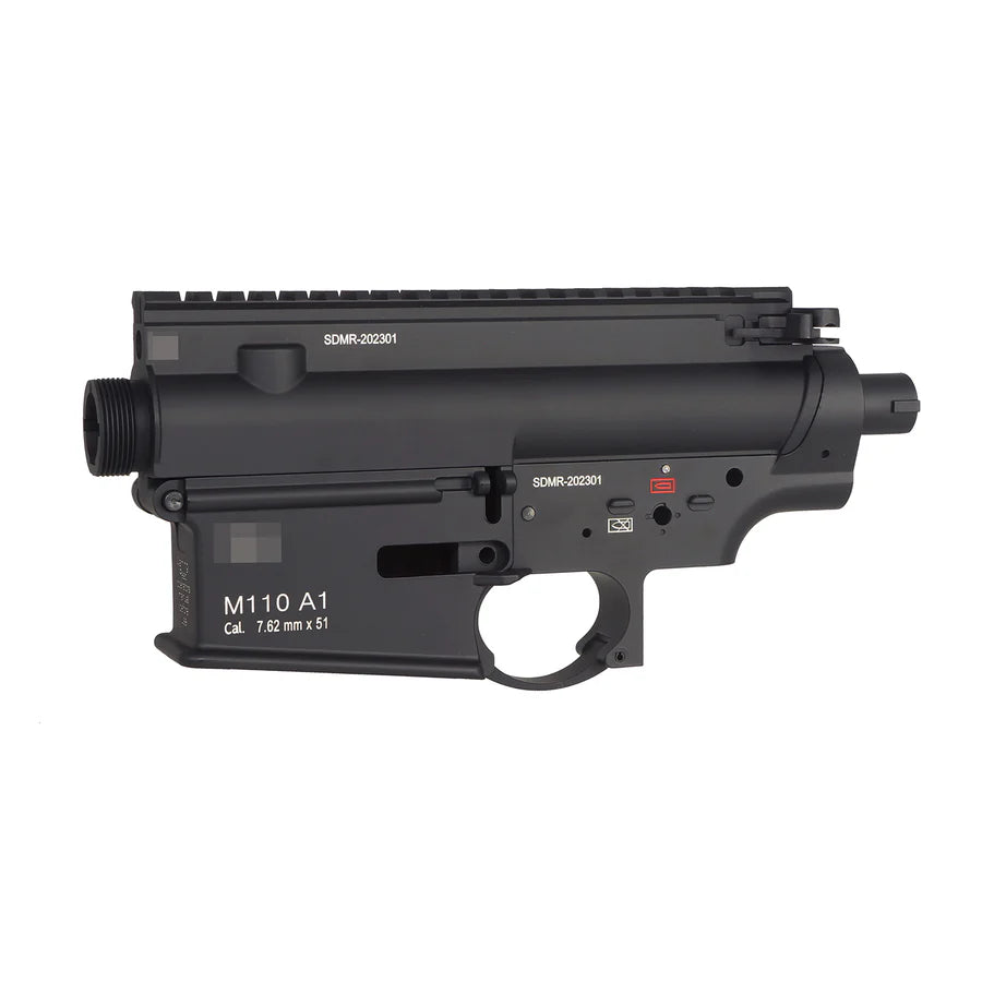 E&C M110A1 SDMRスタイル メタルレシーバー HK417 AEG用 (EC-MP318) - ブラック-AIRSOFT GOGO エアガン・サバゲー用品通販