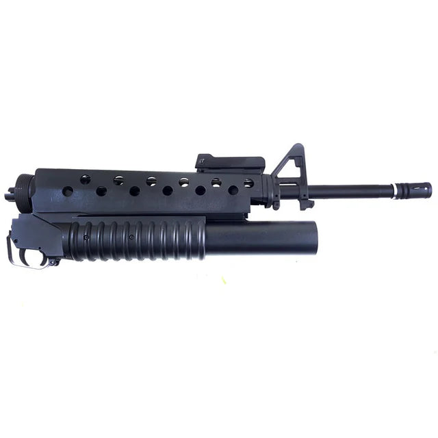 E&C M16 with M203 フロントセットキット AR/M4 AEG用 (EC-MP163) - ブラック-AIRSOFT GOGO エアガン・サバゲー用品通販