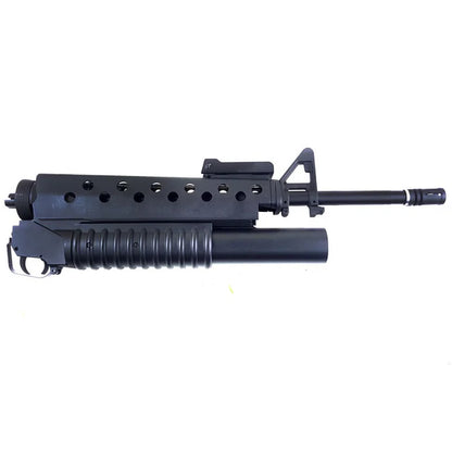 E&C M16 with M203 フロントセットキット AR/M4 AEG用 (EC-MP163) - ブラック-AIRSOFT GOGO エアガン・サバゲー用品通販