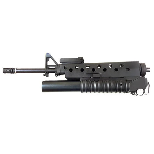 E&C M16 with M203 フロントセットキット AR/M4 AEG用 (EC-MP163) - ブラック-AIRSOFT GOGO エアガン・サバゲー用品通販