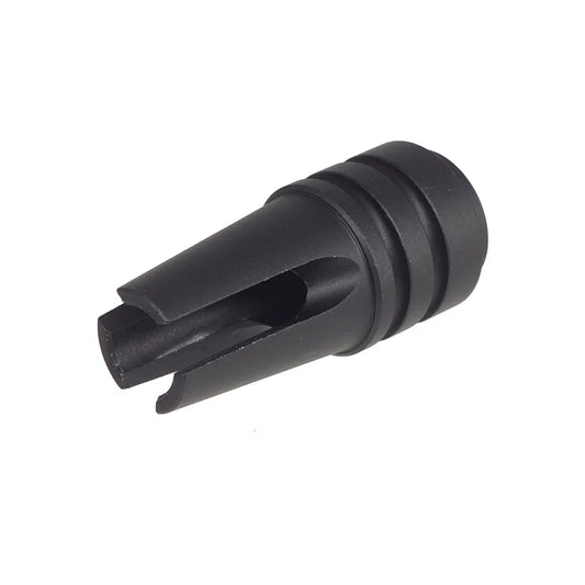 E&C M16A1 3プロングフラッシュハイダー 14mm用 (EC-MP231) - ブラック-AIRSOFT GOGO エアガン・サバゲー用品通販