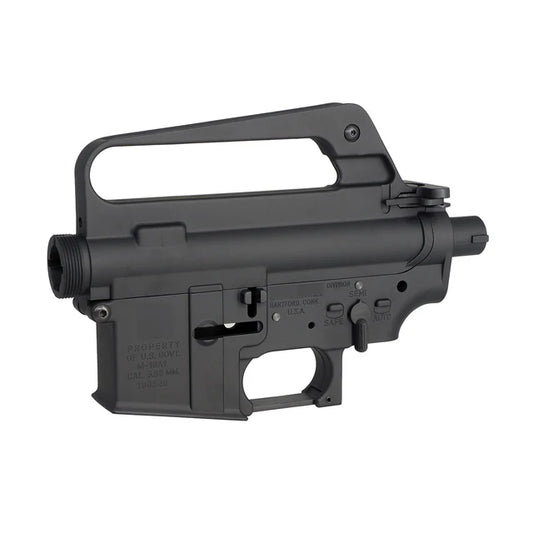 E&C M16A1 603 スタイル メタルレシーバー AR / M4 AEG 用 (MP313C-BK)-黒-AIRSOFT GOGO エアガン・サバゲー用品通販