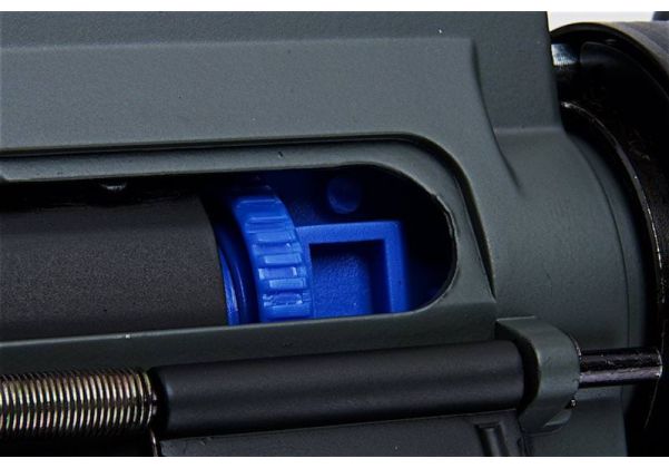 E&C M16A1 エアソフト電動ライフル（M203ガスグレネードランチャー付き）EC703（QD 1.5(機械の)メカボックス、ブランクマーキング） - ブラック-AIRSOFT GOGO エアガン・サバゲー用品通販