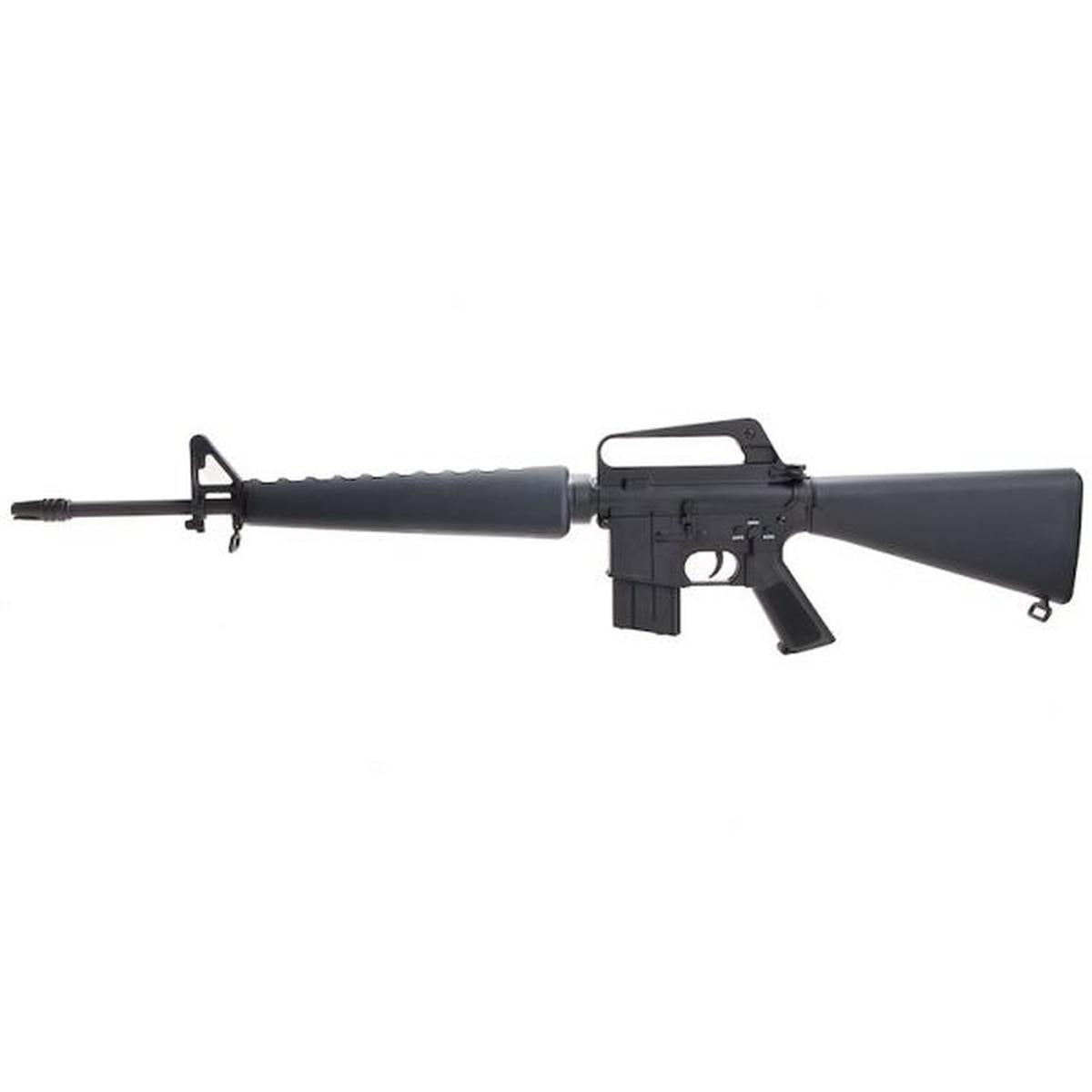 E&C M16VN エアソフト AEG ライフル EC319 (QD 1.5 ギアボックス、ブランクマーキング) - ブラック-AIRSOFT GOGO エアガン・サバゲー用品通販