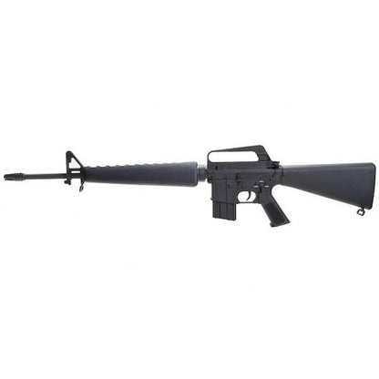 E&C M16VN エアソフト AEG ライフル EC319 (QD 1.5 ギアボックス、ブランクマーキング) - ブラック-AIRSOFT GOGO エアガン・サバゲー用品通販
