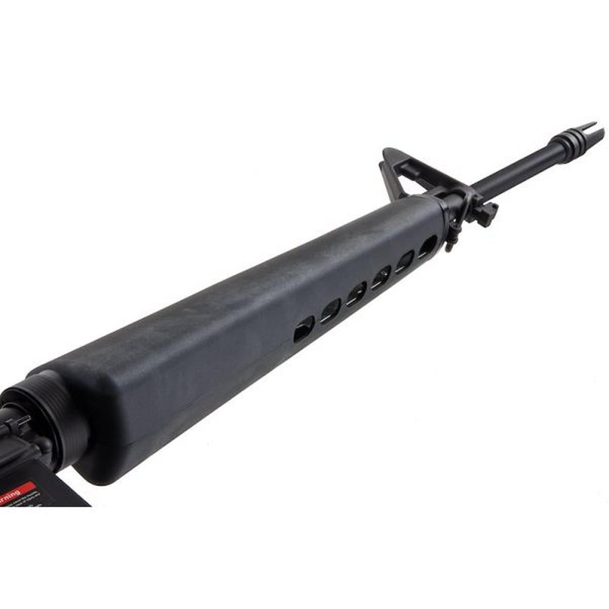 E&C M16VN エアソフト AEG ライフル EC319 (QD 1.5 ギアボックス、ブランクマーキング) - ブラック-AIRSOFT GOGO エアガン・サバゲー用品通販