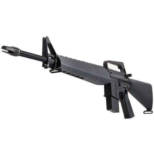 E&C M16VN エアソフト AEG ライフル EC319 (QD 1.5 ギアボックス、ブランクマーキング) - ブラック-AIRSOFT GOGO エアガン・サバゲー用品通販