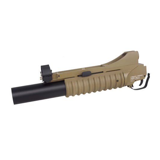 E&C M203 エアソフトガスグレネードランチャー ロング (EC-MP046A-DE) - ダークアース-AIRSOFT GOGO エアガン・サバゲー用品通販