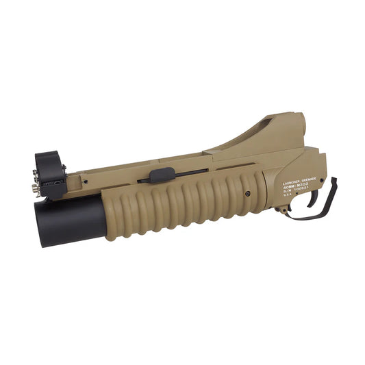 E&C M203 エアソフトガスグレネードランチャー ショート (EC-MP046B-DE) - ダークアース-AIRSOFT GOGO エアガン・サバゲー用品通販