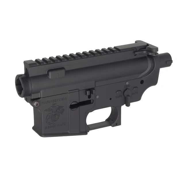 E&C M4 マリンスタイル メタルレシーバー AR / M4 AEG用 (EC-MP001)-CNC ロゴ-AIRSOFT GOGO エアガン・サバゲー用品通販