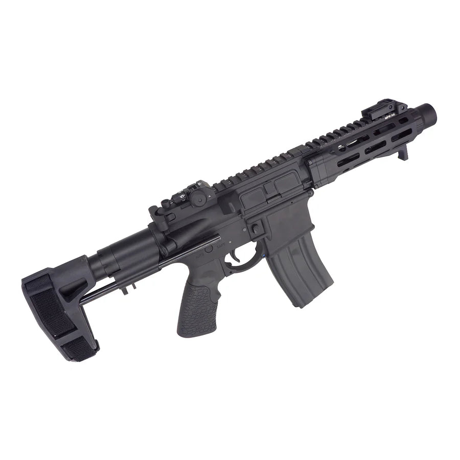 E&C M4 PDW E ボルト システム AEG Airsoft (EC-645-2-EBS) - ブラック-AIRSOFT GOGO エアガン・サバゲー用品通販