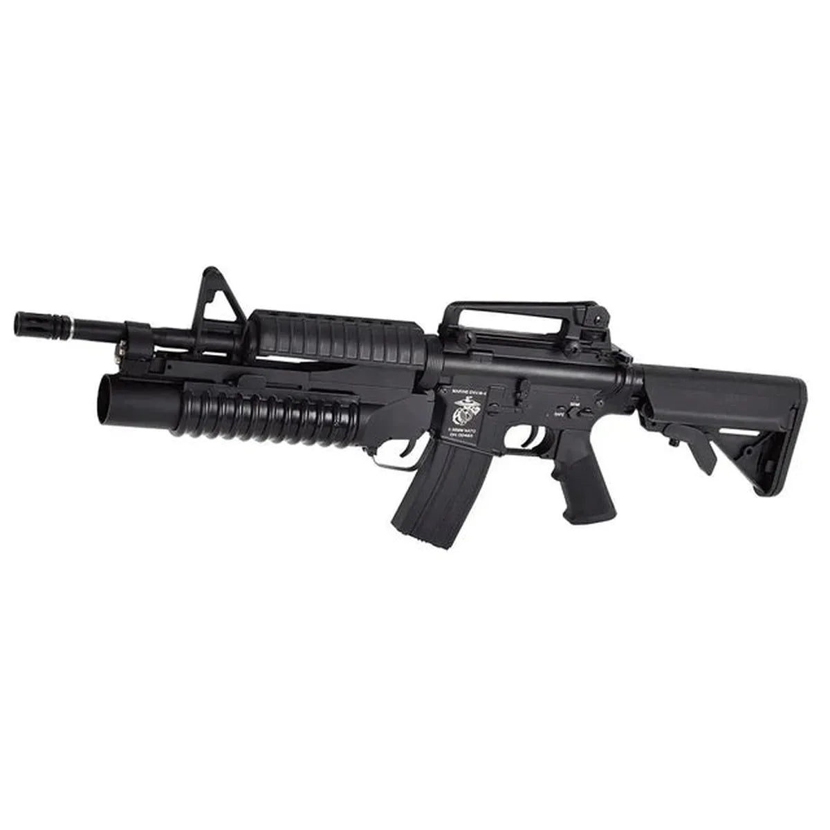 E&C M4A1 AEG、M203 ランチャー付き (EC-AEG-EC701)-AIRSOFT GOGO エアガン・サバゲー用品通販