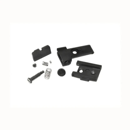 E&C / マルイ ハイキャパ GBB エアソフトガン用 E&C リアサイト (EC-PA2039) - ブラック-AIRSOFT GOGO エアガン・サバゲー用品通販