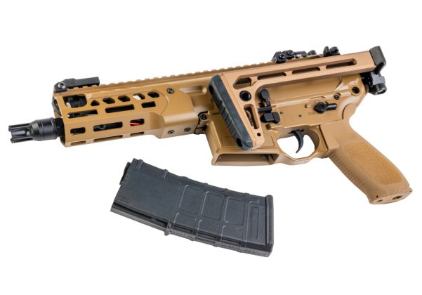 E&C MCX ラトラー エアソフト電動ガン (5.6インチ) - Fちゃいろ-AIRSOFT GOGO エアガン・サバゲー用品通販