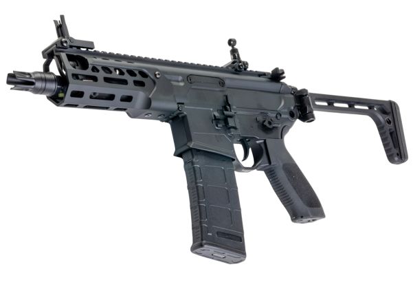E&C MCX ラトラー エアソフト電動ガン（5.6インチ） - ブラック-AIRSOFT GOGO エアガン・サバゲー用品通販