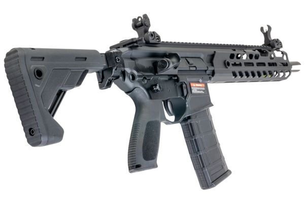 E&C MCX Virtus エアソフト電動ライフル（10.5インチ） - ブラック-AIRSOFT GOGO エアガン・サバゲー用品通販